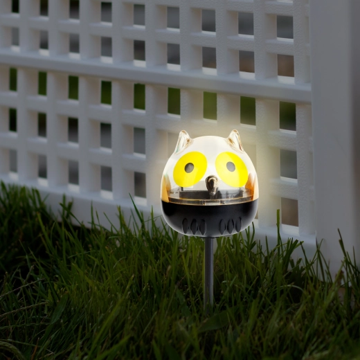 Saules LED lampa pūces formā ar vēsi baltu gaismu – 1 gab.