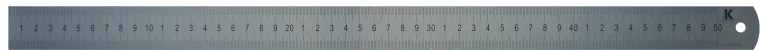 Steel Ruler 500 mm INOX Kmitex