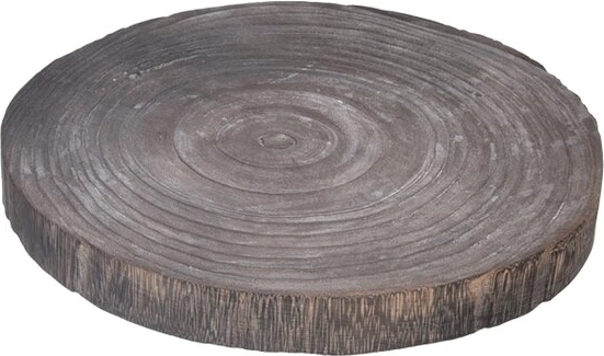 Brown square wooden trivet 24 × 24 cm