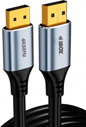 DisplayPort Cable 4K 60 Hz with Gold-Plated Connectors 2 m