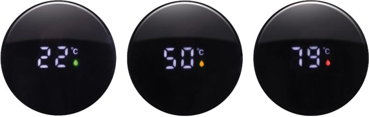 Clear digital display