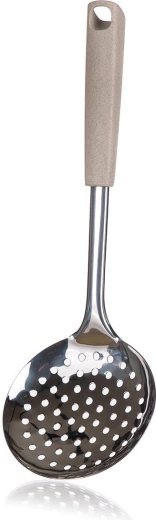 NATURAL skimmer made of stainless steel and PP 33.5 × 11.4 cm