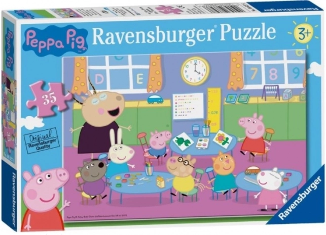 Ravensburger puzle Peppa Pig – visa klase, 35 gabaliņi