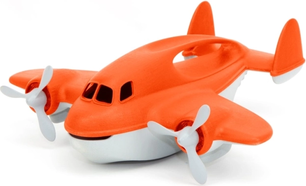 Green Toys ugunsdzēsēju lidmašīna oranža