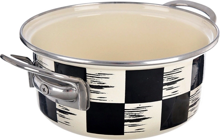 Durable enameled steel for everyday use