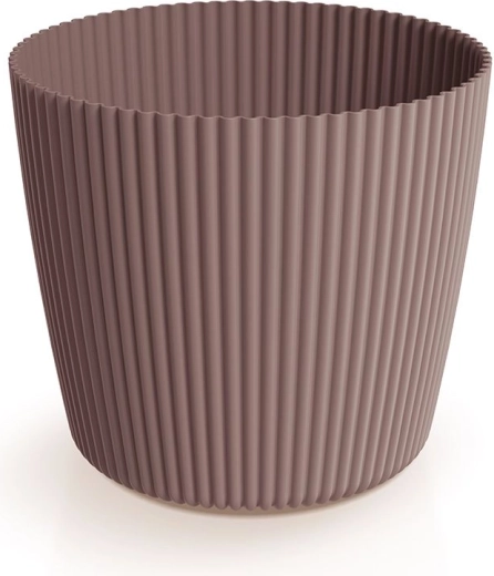 Puķu pods Prosperplast Milly Round 23,6 cm marsala