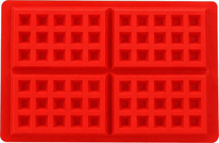 Multifunction silicone waffle mold for an air fryer (4 waffles) - 1 piece