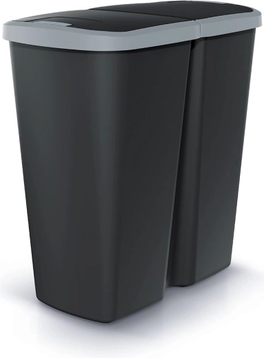 Atkritumu šķirošanas tvertne Compacta Q Duo 45 l