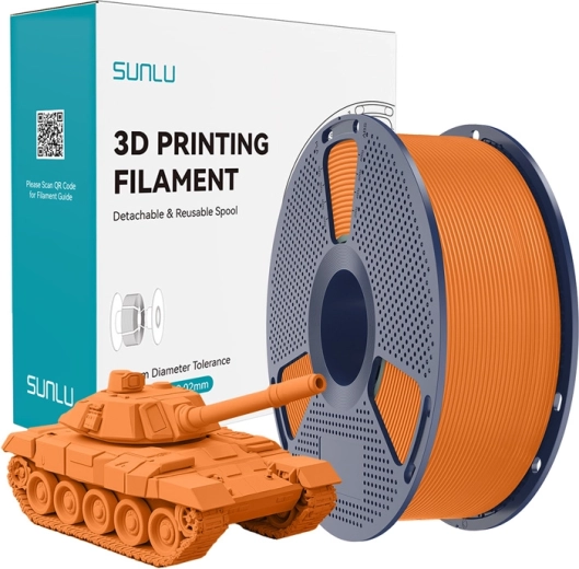 Sunlu PLA+ high-speed filaments oranžs