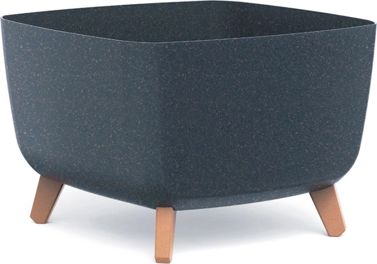 Gracia Square Eco Wood Planter 39 × 39 cm Anthracite