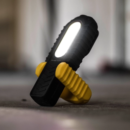 Rechargeable 2-in-1 inspection lamp with COB LED and USB-C