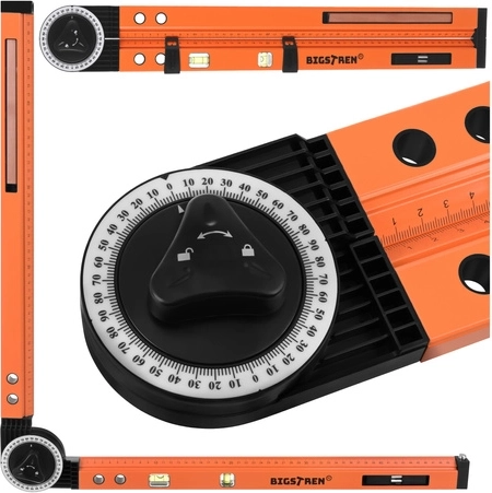 500 mm lineāls un cirkuļa funkcija vienā