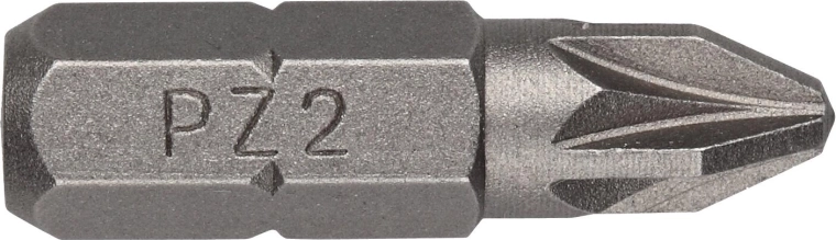 Pozidriv uzgaļa bits PZ2 25 mm – komplekts 10 gab. IRWIN