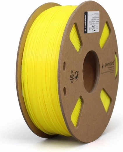 ABS 3D drukas filaments 1,75 mm dzeltens