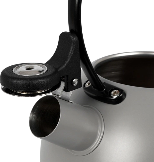 Folding whistle and easy pouring