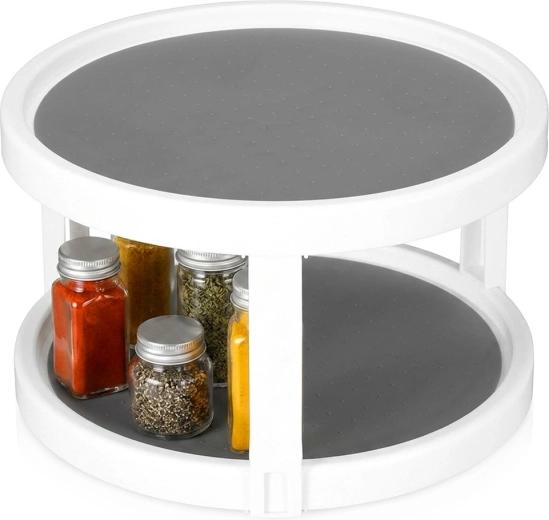 Divlīmeņu rotējošs virtuves organizators garšvielām 25 × 15,5 cm