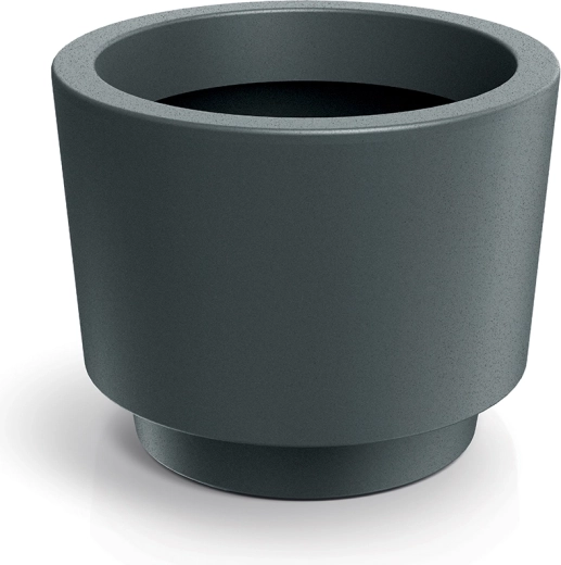Splito Round Flower Pot 40 cm Graphite