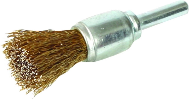 Gala rotējošā birste 25 mm, gofrēta stieple 0,3 mm, kāts 6 mm FESTA