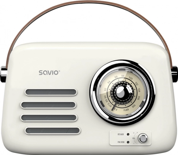 Pārnēsājams retro radio ar FM, Bluetooth 5.3 un AUX