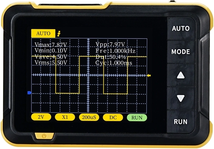 Color display with clear parameters