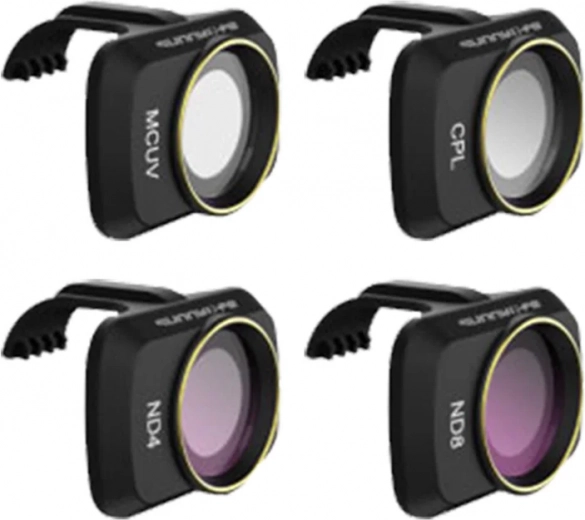 Sunnylife CPL/ND4/ND8/UV filtru komplekts DJI Mini 2 un Mini 2 SE