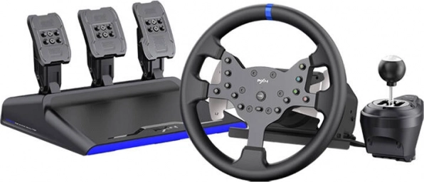 PXN V99 Racing Wheel with 3 Pedals and Shifter (PC, PS3, PS4, Xbox One, Switch)