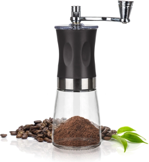 Stikla trauks un ergonomisks rokturis