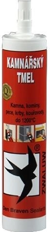White stove sealant 280 ml