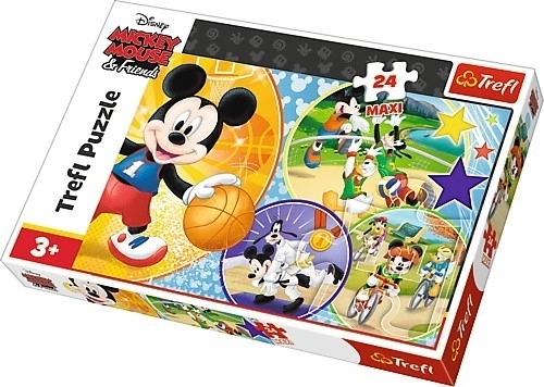 Maksi puzle 24 gab. – MICKEY MOUSE: laiks sportam