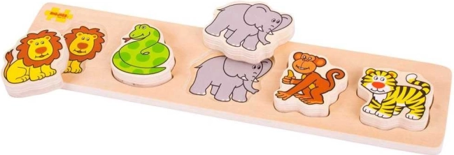 Bigjigs Baby koka safari puzle
