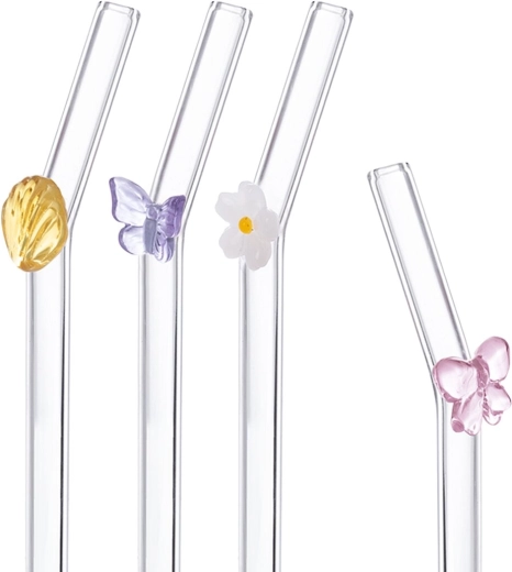 Reusable straws with an elegant design