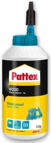 Ūdensizturīga koka līme D3 250 g PATTEX SUPER 3