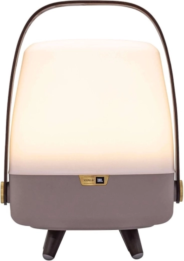Kooduu Lite-up Play Mini pārnēsājama lampa ar JBL Bluetooth skaļruni, pelēka