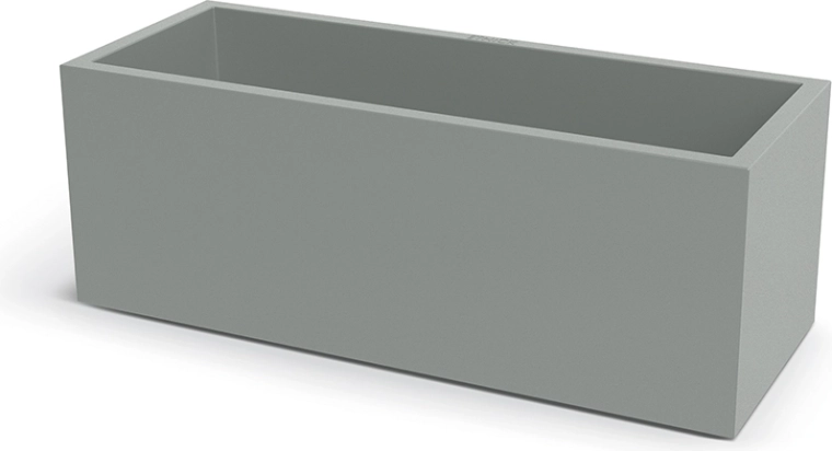 Puķu pods Cubla case 98 cm, betona pelēks