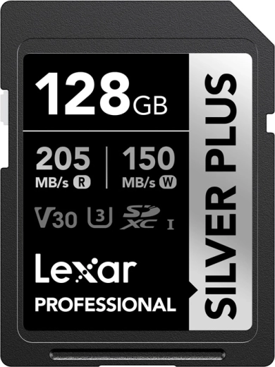 Lexar Professional Silver Plus SDXC atmiņas karte 128 GB