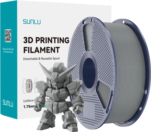 Sunlu PLA+ 2.0 filament gray 1.75 mm