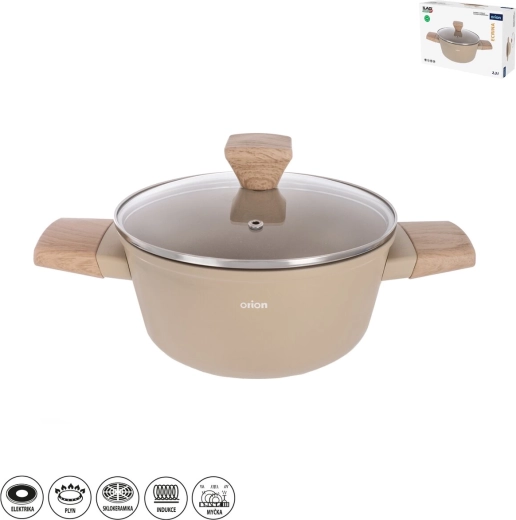 Ecrina Saucepan 2.3 L with Glass Lid