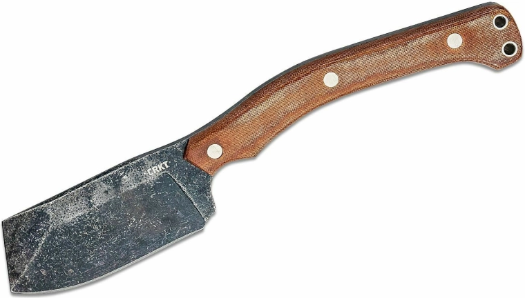 Āra nazis CRKT Razel Nax Brown 11 cm, Micarta, termoplasta maksts