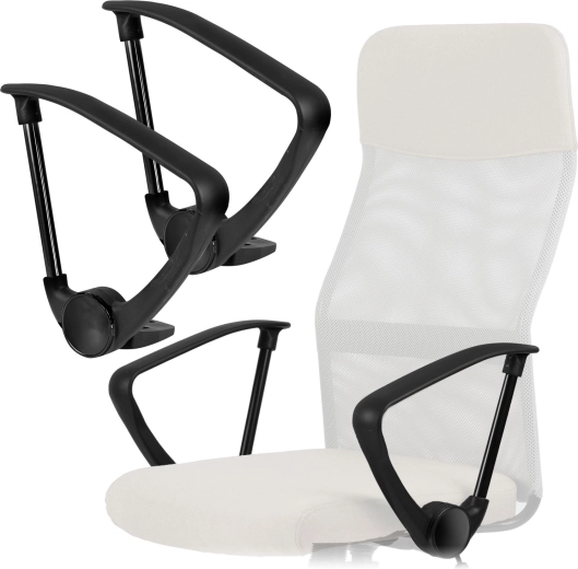 Black Armrests for Sydney II Chair – Set of 2