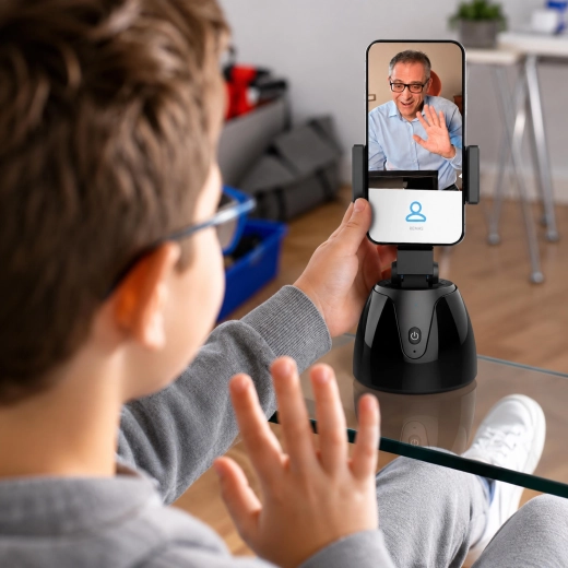 Praktisks turētājs videozvaniem un ierakstīšanai