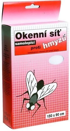 Pašlīmējošs loga insektu tīkls 150 × 90 cm no stikla šķiedras