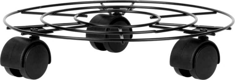 Easy moving thanks to 3 swivel wheels