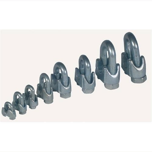 Troses skava 13 mm, cinkots tērauds (10 gab. komplekts)