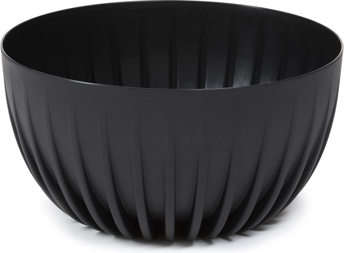 Augu bļoda MIRA ECO no pārstrādātas plastmasas 24 cm melna