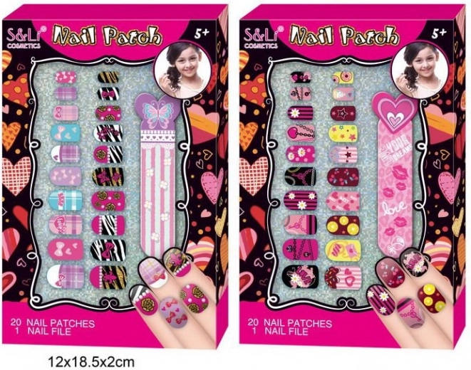 Nail Decoration Set with File