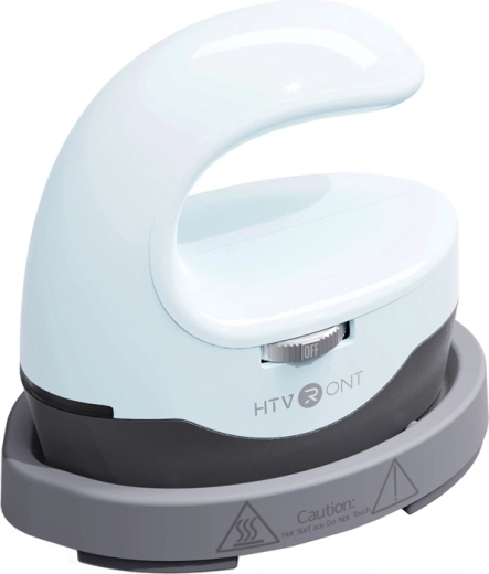 HTVRONT HPM02 HPM02 mini heat press for heat transfer, light blue