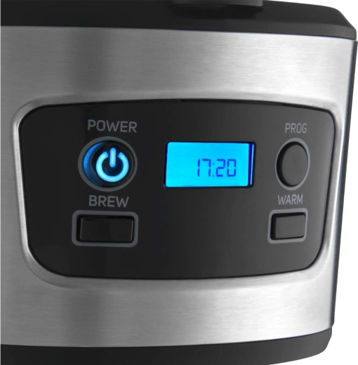 Clear controls with an LCD display
