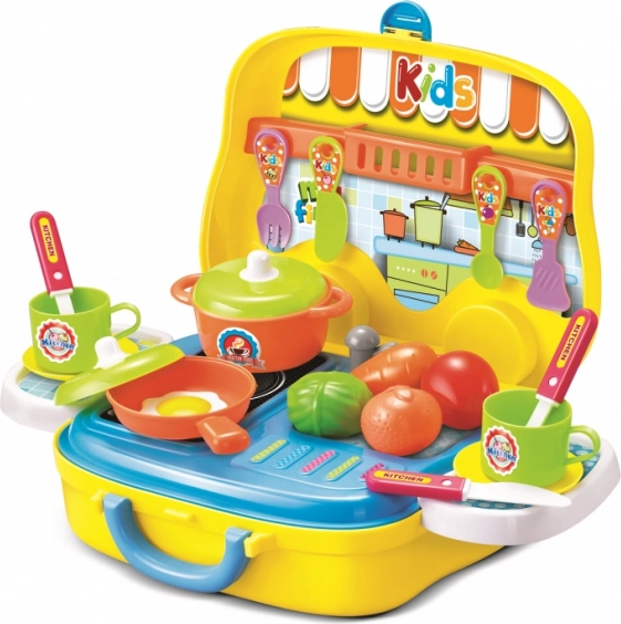 Children’s Kitchen Set in a Suitcase