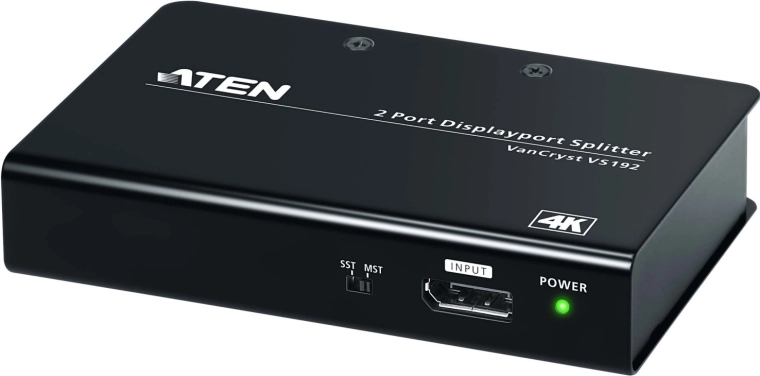 2 portu 4K DisplayPort sadalītājs ATEN VS192