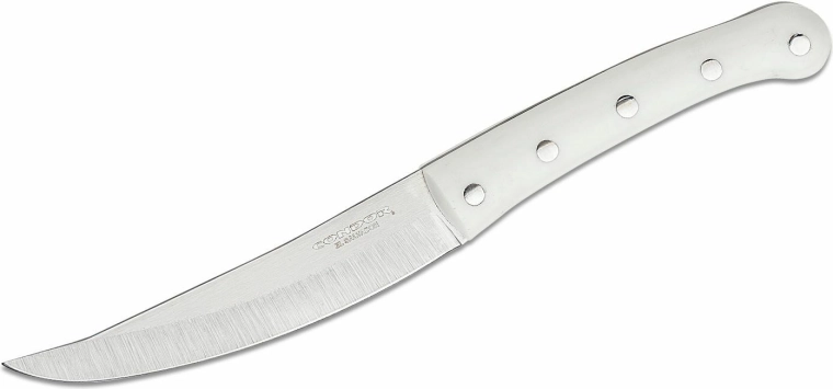 Medību nazis Condor Meatlove 11,6 cm, balta Micarta, ar ādas maksti